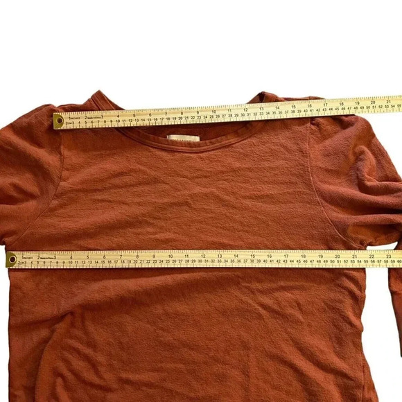 Free Assembly sweater top women's size XXL rust long sleeves - Picture 7 of 11